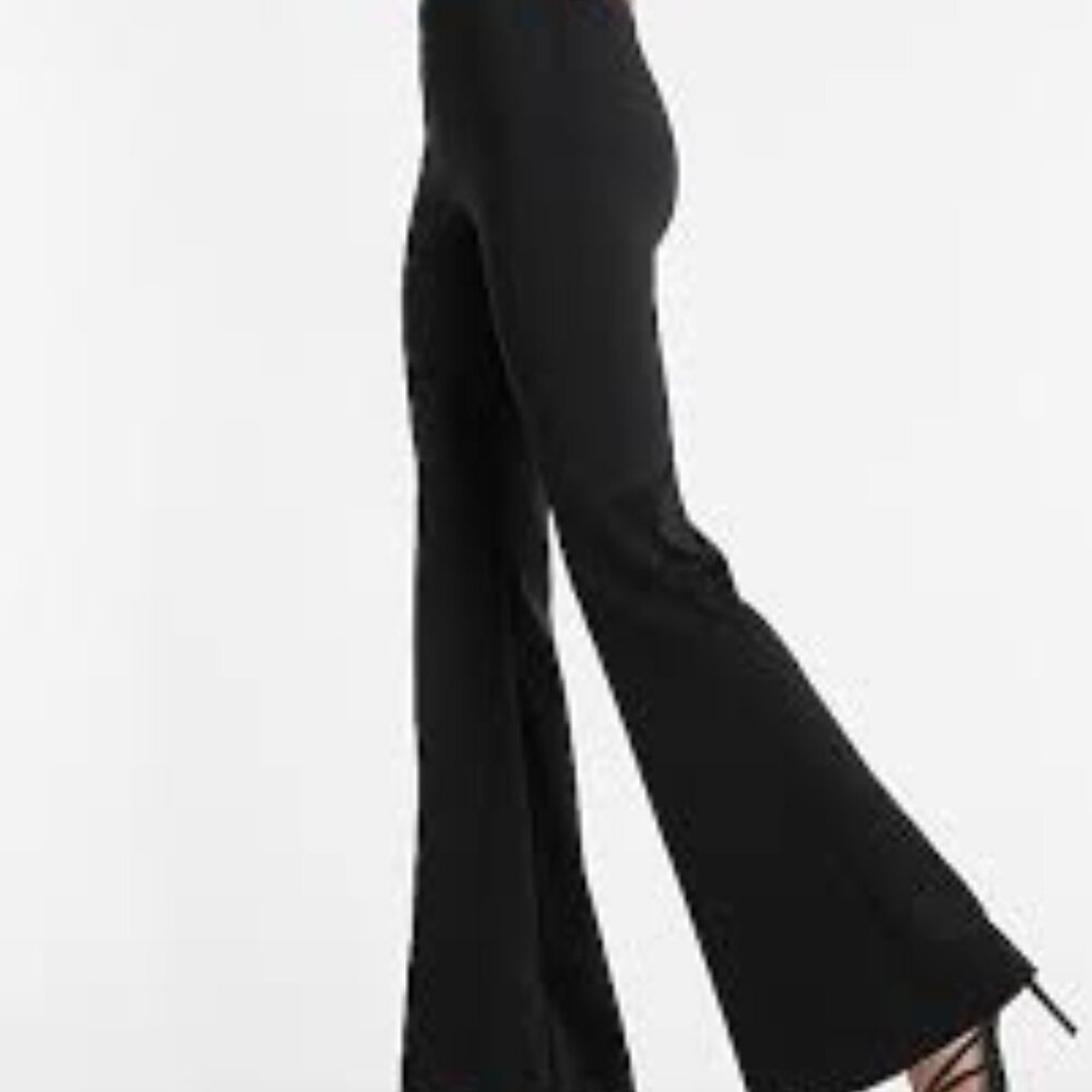 Express Body CONTOUR Black Flare Pants XL
